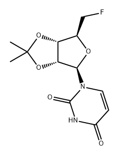 Uridine, 5'-deoxy-5'-fluoro-2',3'-O-(1-methylethylidene)- Structure