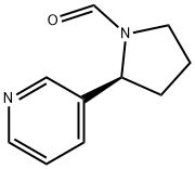 1-Pyrrolidinecarboxaldehyde, 2-(3-pyridinyl)-, (2S)- Structure