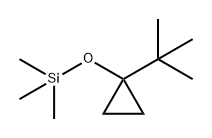 Cyclopropane, 1-(1,1-dimethylethyl)-1-[(trimethylsilyl)oxy]- Structure