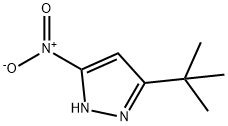 1H-Pyrazole, 3-(1,1-dimethylethyl)-5-nitro- Structure