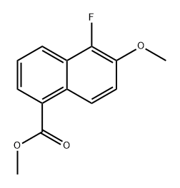 1-Naphthalenecarboxylic acid, 5-fluoro-6-methoxy-, methyl ester