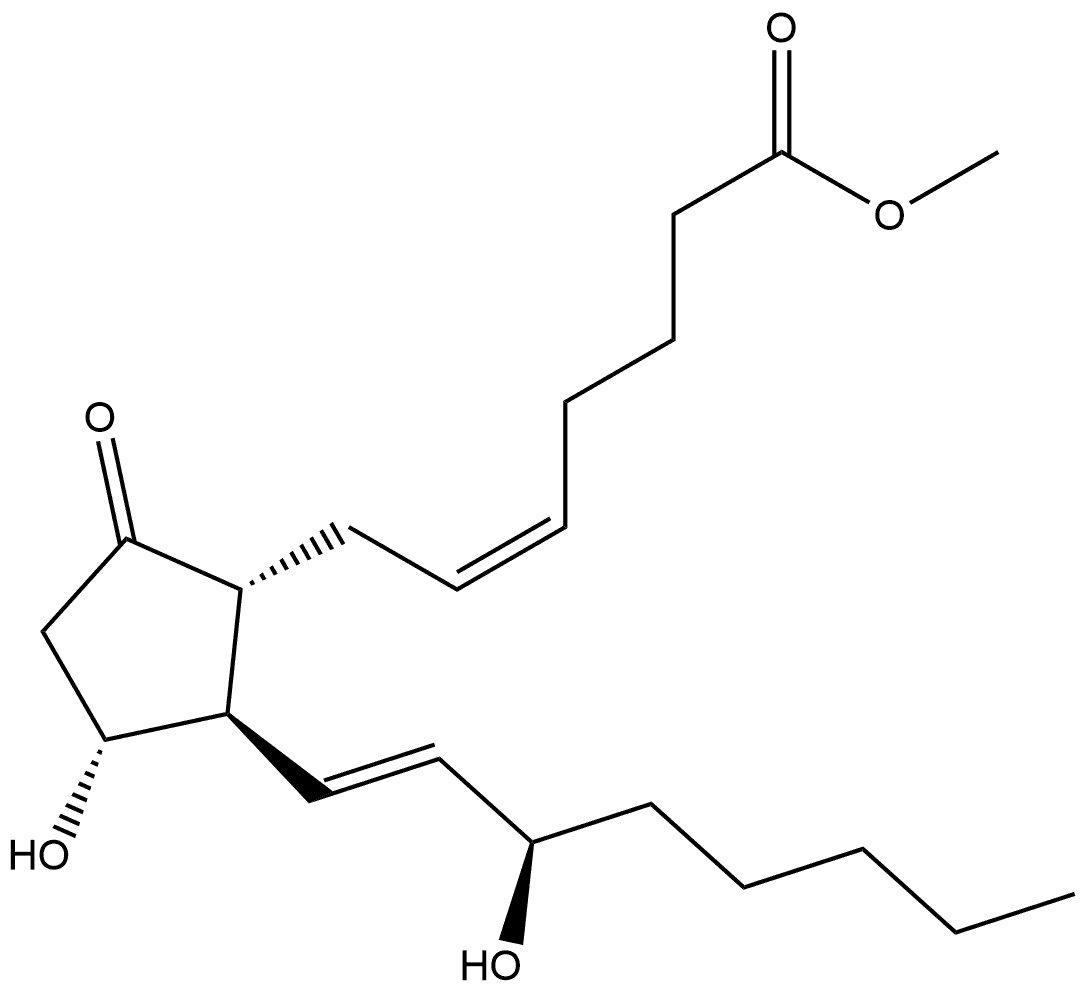 Prosta-5,13-dien-1-oic acid, 11,15-dihydroxy-9-oxo-, methyl ester, (5Z,11α,13E,15R)- (9CI)|前列地尔杂质10