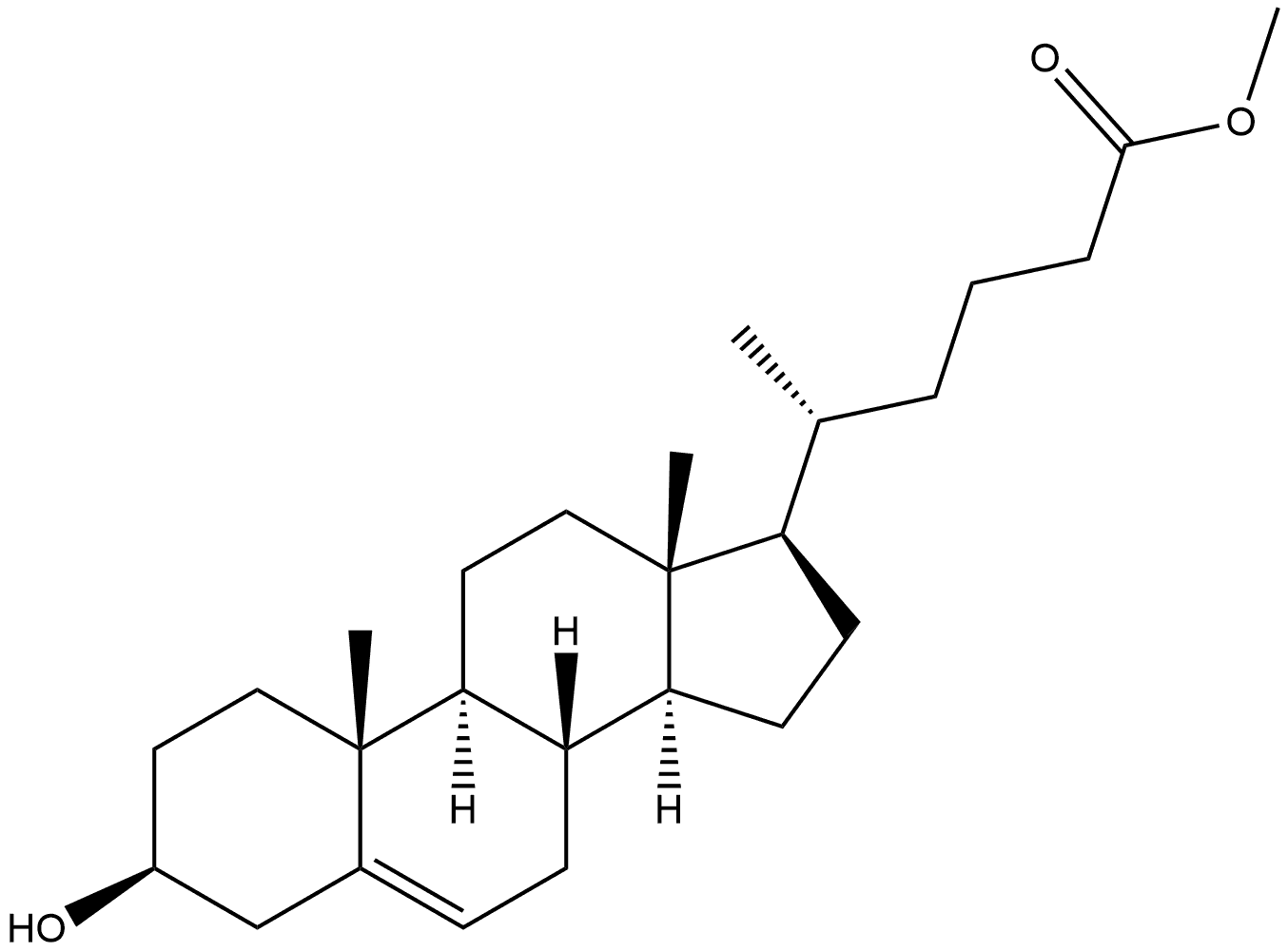 Chol-5-ene-24-carboxylic acid, 3-hydroxy-, methyl ester, (3β)-