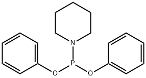 Phosphonous acid, P-1-piperidinyl-, diphenyl ester Structure