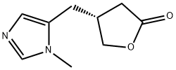 2(3H)-Furanone, dihydro-4-[(1-methyl-1H-imidazol-5-yl)methyl]-, (4R)-,38993-86-1,结构式