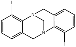 6H,12H-5,11-METHANODIBENZO[B,F][1,5]DIAZOCINE, 4,10-DIIODO-,390357-44-5,结构式