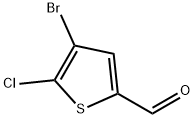 4-bromo-5-chlorothiophene-2-carbaldehyde Structure