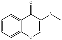 3-(methylthio)-4H-chromen-4-one Structure