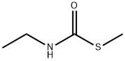 Carbamothioic acid, N-ethyl-, S-methyl ester Structure
