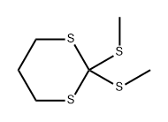 1,3-Dithiane, 2,2-bis(methylthio)- Structure