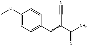 2-Propenethioamide, 2-cyano-3-(4-methoxyphenyl)-