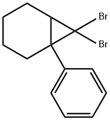 Bicyclo[4.1.0]heptane, 7,7-dibromo-1-phenyl- Struktur