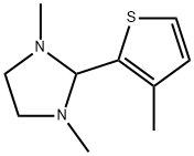 Imidazolidine, 1,3-dimethyl-2-(3-methyl-2-thienyl)- Structure