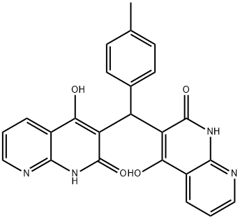 393127-84-9 1,8-Naphthyridin-2(1H)-one,3,3-[(4-methylphenyl)methylene]bis[4-hydroxy-(9CI)