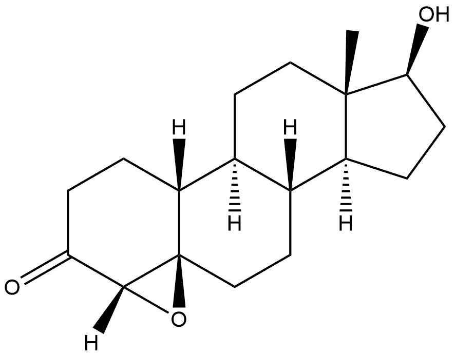 Estran-3-one, 4,5-epoxy-17-hydroxy-, (4β,5β,17β)- (9CI) Struktur