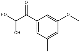 Ethanone, 2,2-dihydroxy-1-(3-methoxy-5-methylphenyl)- Struktur