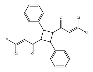 2-Propen-1-one, 1,1'-(2,4-diphenyl-1,3-cyclobutanediyl)bis[3,3-dichloro-