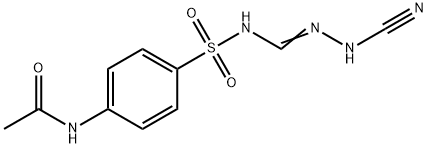 Acetamide, N-[4-[[[(cyanoamino)iminomethyl]amino]sulfonyl]phenyl]-