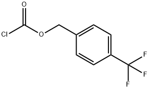 Carbonochloridic acid, [4-(trifluoromethyl)phenyl]methyl ester 化学構造式