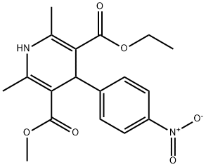 3,5-Pyridinedicarboxylic acid, 1,4-dihydro-2,6-dimethyl-4-(4-nitrophenyl)-, 3-ethyl 5-methyl ester|尼群地平杂质13