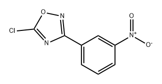 1,2,4-Oxadiazole, 5-chloro-3-(3-nitrophenyl)- 化学構造式