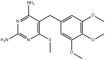 2,4-Pyrimidinediamine, 6-(methylthio)-5-[(3,4,5-trimethoxyphenyl)methyl]-