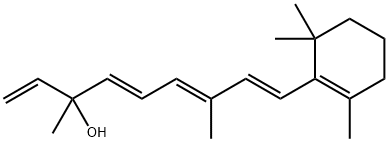 1,4,6,8-Nonatetraen-3-ol, 3,7-dimethyl-9-(2,6,6-trimethyl-1-cyclohexen-1-yl)-, (E,E,E)- (9CI) Struktur