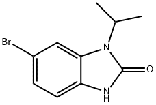 2H-Benzimidazol-2-one, 6-bromo-1,3-dihydro-1-(1-methylethyl)- Struktur