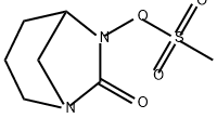 Methanesulfonic acid, 7-oxo-1,6-diazabicyclo[3.2.1]oct-6-yl ester Struktur
