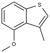 Benzo[b]thiophene, 4-methoxy-3-methyl- Struktur