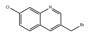 Quinoline, 3-(bromomethyl)-7-chloro- Struktur