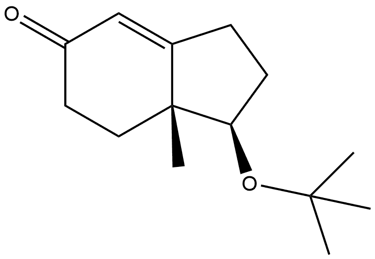 (1R,7aR)-1-(tert-butoxy)-7a-methyl-1,2,3,6,7,7a-hexahydro-5H-inden-5-one Struktur