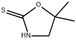 2-Oxazolidinethione, 5,5-dimethyl- Structure