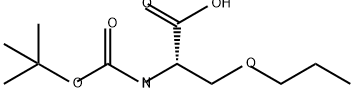 L-Serine, N-[(1,1-dimethylethoxy)carbonyl]-O-propyl-|