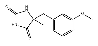 2,4-Imidazolidinedione, 5-[(3-methoxyphenyl)methyl]-5-methyl-