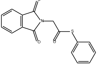 2H-Isoindole-2-ethanethioic acid, 1,3-dihydro-1,3-dioxo-, S-phenyl ester Structure