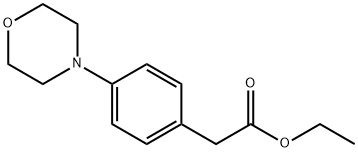 Benzeneacetic acid, 4-(4-morpholinyl)-, ethyl ester