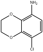 1,4-Benzodioxin-5-amine, 8-chloro-2,3-dihydro- Structure