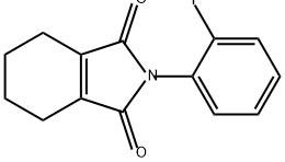 1H-Isoindole-1,3(2H)-dione, 2-(2-fluorophenyl)-4,5,6,7-tetrahydro- Structure