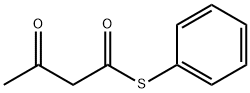 Butanethioic acid, 3-oxo-, S-phenyl ester Struktur