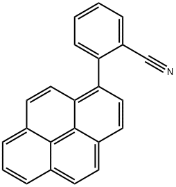 Benzonitrile, 2-(1-pyrenyl)-,400822-61-9,结构式