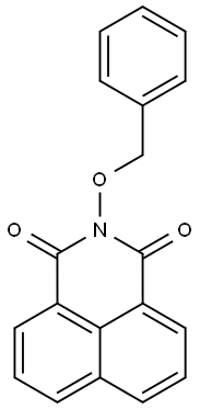 1H-Benz[de]isoquinoline-1,3(2H)-dione, 2-(phenylmethoxy)- Struktur