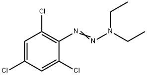 1-Triazene, 3,3-diethyl-1-(2,4,6-trichlorophenyl)- Structure