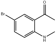 1-[5-Bromo-2-(methylamino)phenyl]ethanone Structure