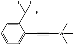 Benzene, 1-(trifluoromethyl)-2-[2-(trimethylsilyl)ethynyl]-,40230-94-2,结构式