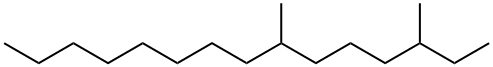 Pentadecane, 3,7-dimethyl- Structure