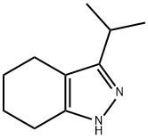 1H-Indazole,4,5,6,7-tetrahydro-3-(1-methylethyl)-(9CI) 化学構造式