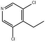 Pyridine, 3,5-dichloro-4-ethyl- Structure