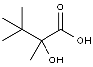 Butanoic acid, 2-hydroxy-2,3,3-trimethyl- Struktur