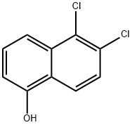 5,6-dichloronaphthalen-1-ol Structure